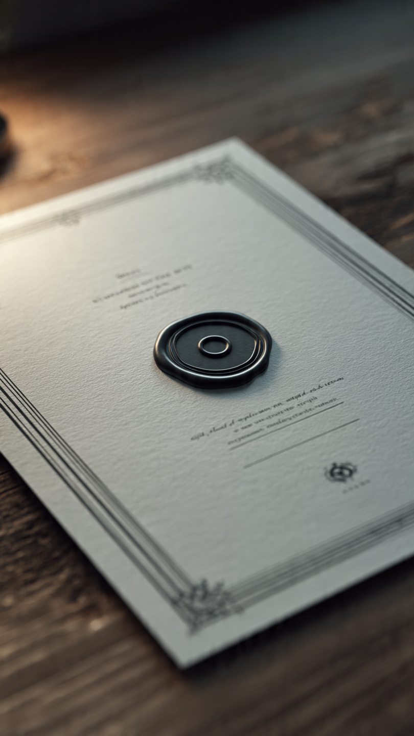 Certificate of Nothing